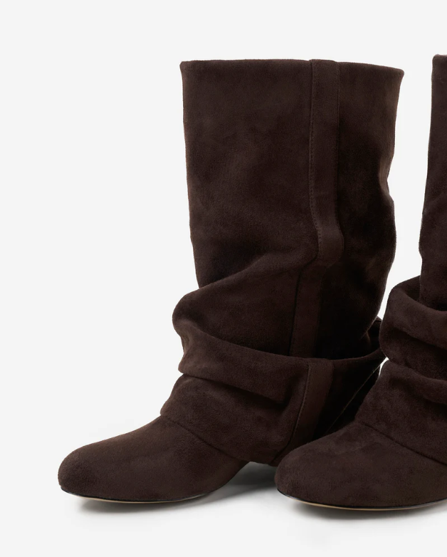 PRIORITIÉ SUEDE BOOTS - BROWN