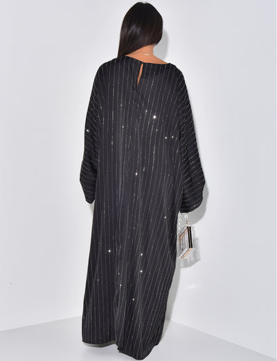 PEARLED MAXI DRESS