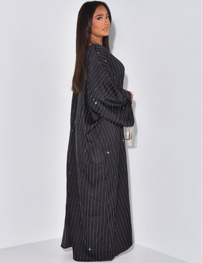 PEARLED MAXI DRESS