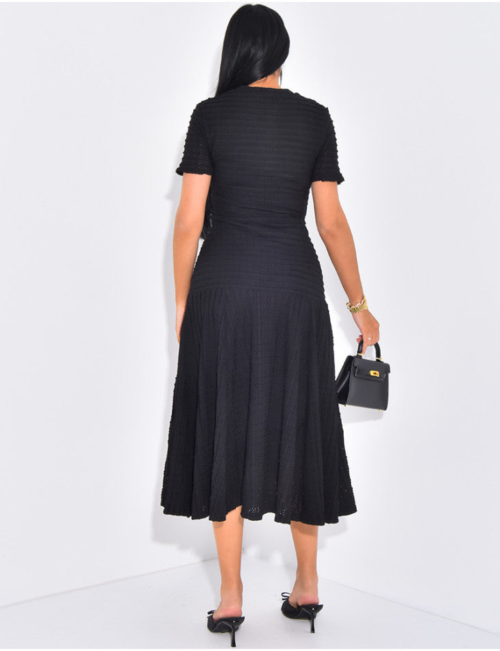 SQUARED MAXI DRESS