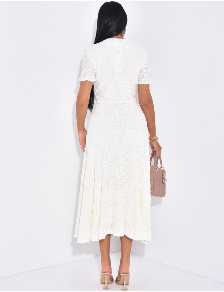 SQUARED MAXI DRESS