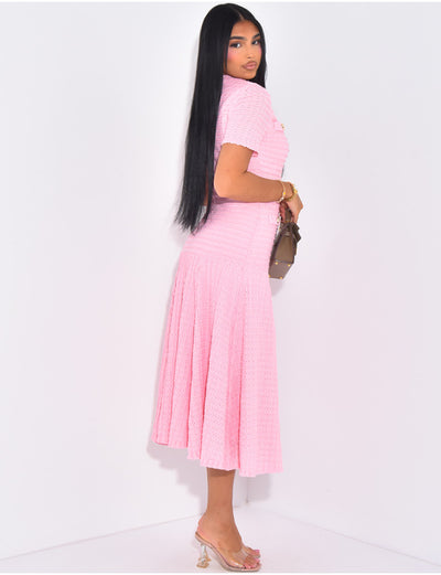 SQUARED MAXI DRESS