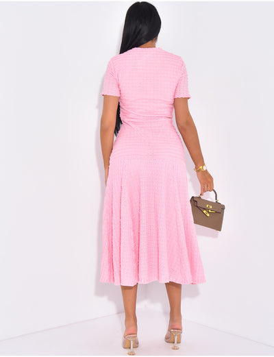 SQUARED MAXI DRESS